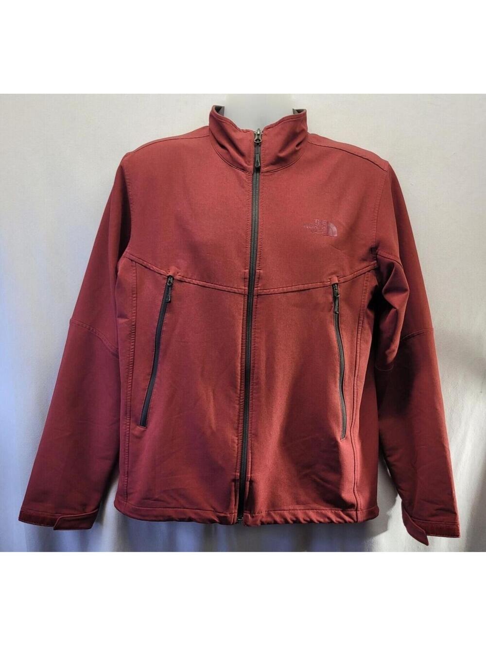 The North Face TNF Men’s RDT Softshell Jacket Size Medium Maroon Light Weight